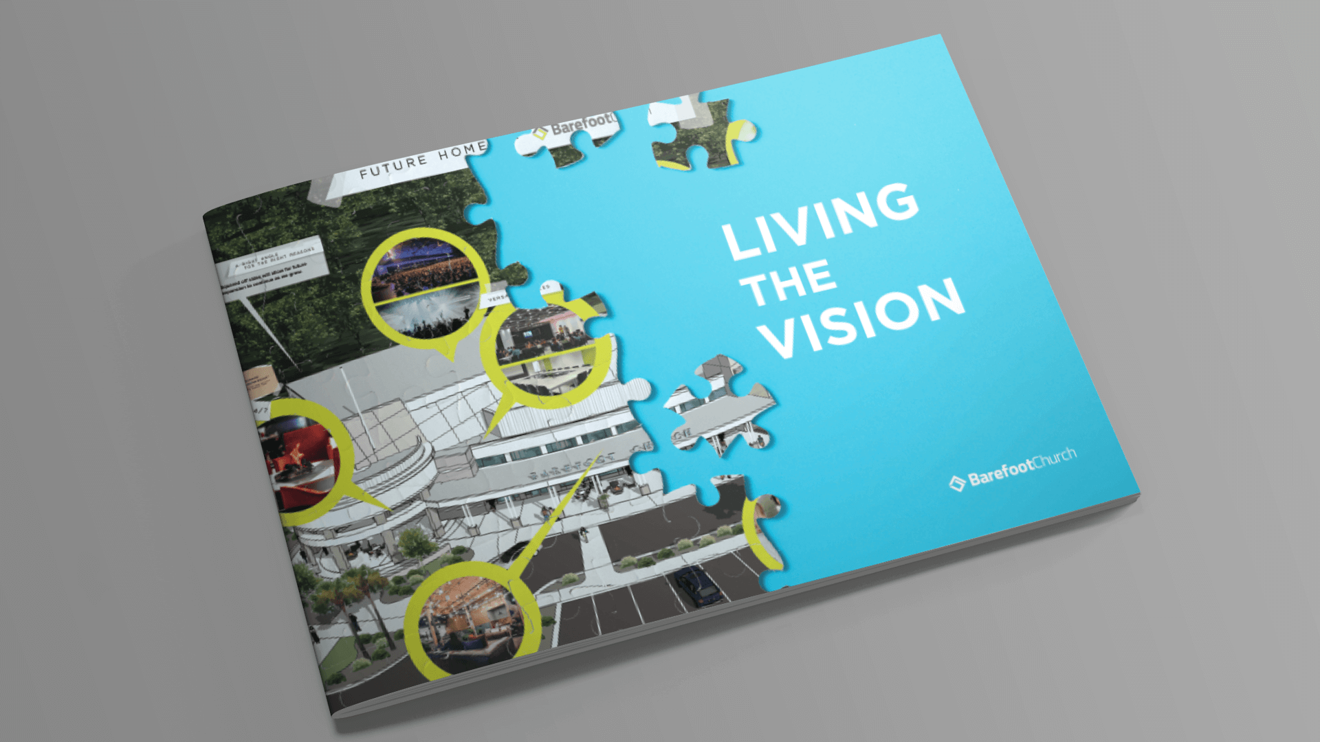 Church capital campaign brochure design