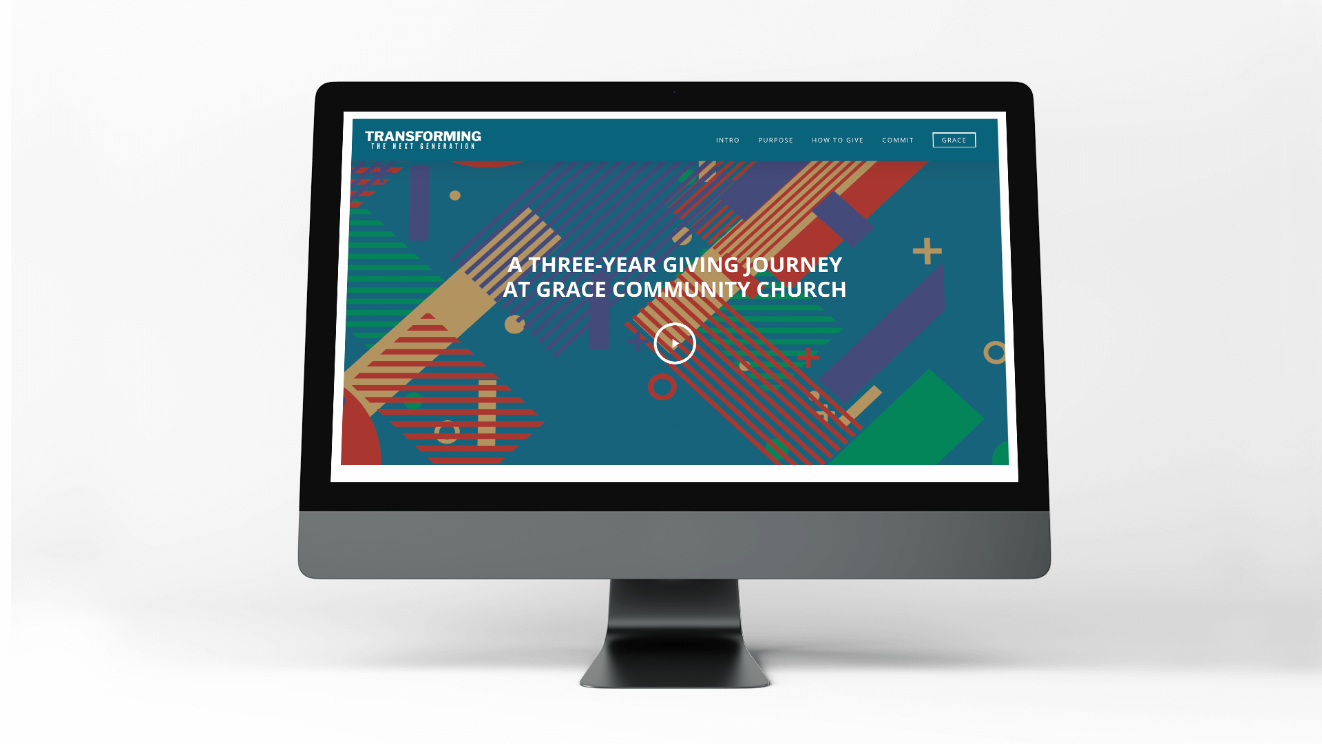 Church capital campaign website design